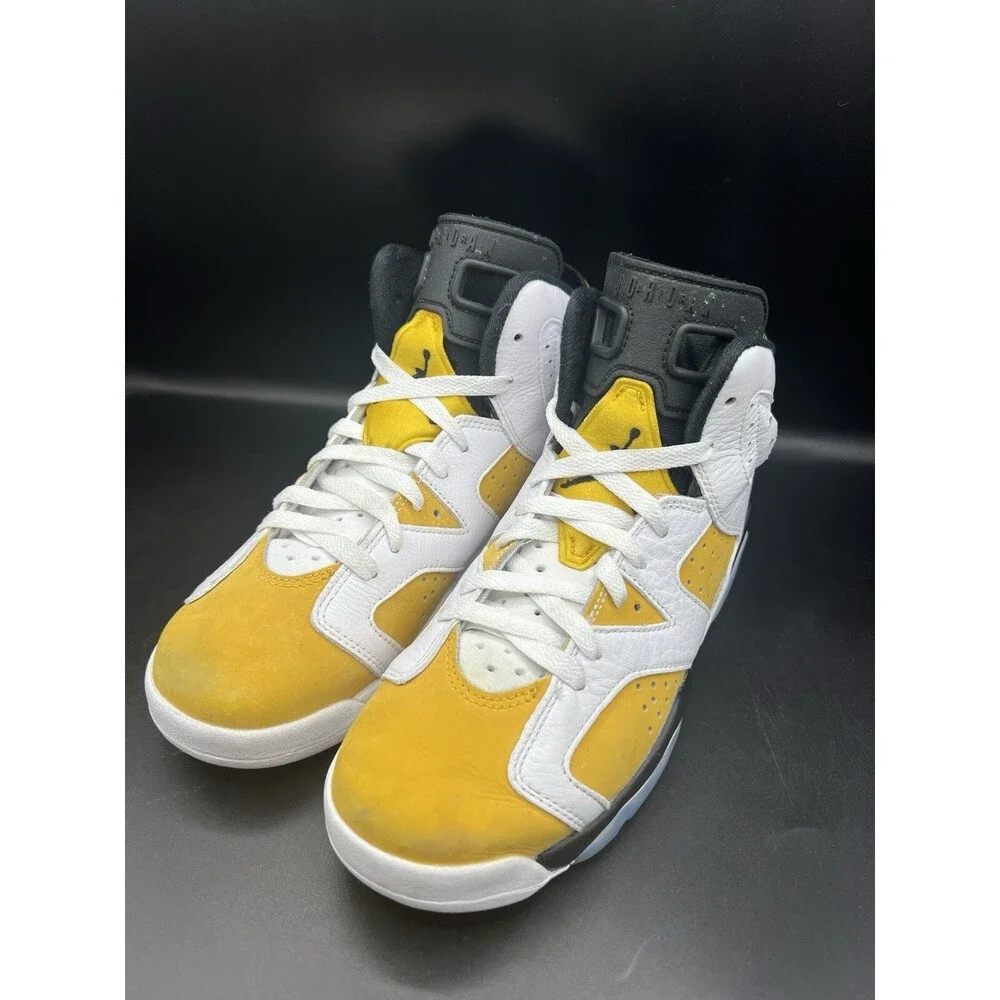 Air Jordan 6 Retro 'Yellow Ochre' (GS) Size 6Y / Women’s 7.5 (384665-170) USED